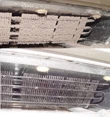 Cleaning the condenser coils of a Marvel refrigerator